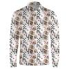 SQPO Poker Men's Long Sleeve Golf Shirt, Light, Cool, Quick-Drying, Casual Collared Polo Shirt for Sports and Hiking Large view 1