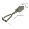 Begot 3 in 1 Folding Survival Shovel with Wood Saw Edge and Pickax, Survival Multitool for Camping, Hiking, Backpacking Outdoor Activities, Including Carrying Pouch view 2