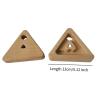 Lljsszr 2Pcs Triangle Climbing Hangboard, Climbing Training Board Fingerboard, Wooden view 3