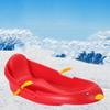 Snow Sleds Plastic Snow Sled -Children's Snowboard Sledge, Thickened Wear-Resistant Sledge, Adult Sledge with Backrest, Winter Snow Sleds view 1
