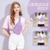 Viverte Small Initial Sling Bag Crossbody Fanny Pack for Girls Women Cute Cross Body Chest Bag Personalized Birthday Gifts for Her Trendy Preppy Stuff Cool Stuff for Teen Girls (Lavender-Z) view 4