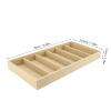 ZJchao Yellow Linen Sunglasses Organizer Storage Tray Multifunctional Jewelry Box for Watches view 3