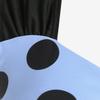 ROSE GAL Womens Plus Size Curve Cinched Polka Dot Crisscross Modest Tankini Swimsuit Set(Blue_2/3X) view 2