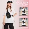 Viverte Small Initial Sling Bag Crossbody Fanny Pack for Girls Women Cute Cross Body Chest Bag Personalized Birthday Gifts for Her Trendy Preppy Stuff Cool Stuff for Teen Girls (Black-F) view 4