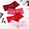 Avidlove Sexy Underwear For Women Lace BoyShorts Panties High Waist Panties Soft Cheeky Panties Rose Red/Wine Red/Red/Pink S view 3