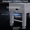 55 Inch Large Size Foosball Table for Adults, Competition Full Size Soccer Game Table Football Arcade with Leg Levelers, Heavy-Duty Legs & 2 Balls for Indoor Game Room (Gray) view 4