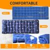 NESDCC 2 Pack Camping Cot with Mattress Comfortable Cot Bed Folding Cot Heavy Duty Blue and Purple Cots for Sleeping with Carry Bag for Adults Kids Guest Bed Outdoor Indoor Home view 4