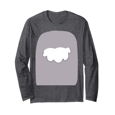 Blue Heeler Dog Terriers Cartoon Puppy Funny Holiday Long Sleeve T-Shirt