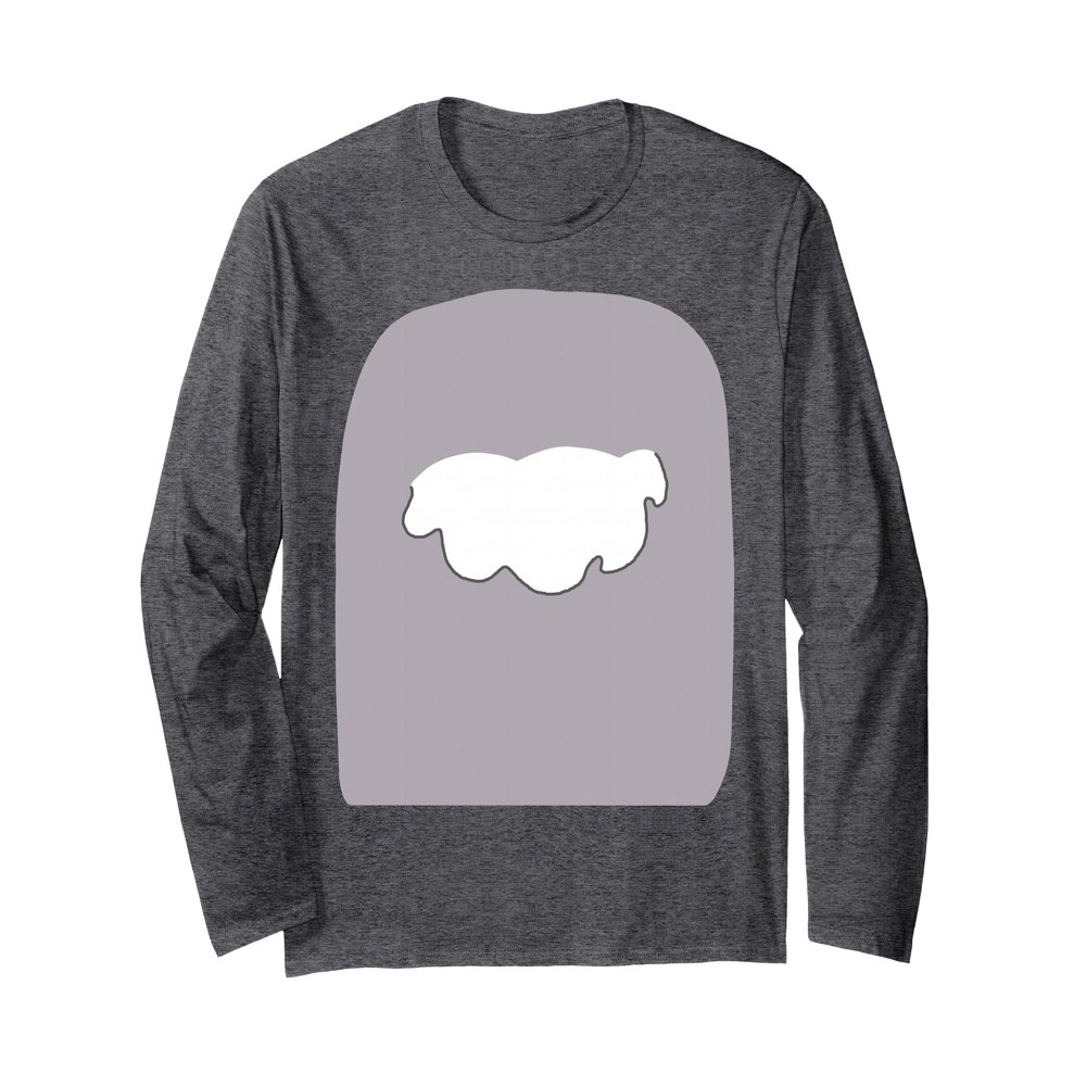 Blue Heeler Dog Terriers Cartoon Puppy Funny Holiday Long Sleeve T-Shirt