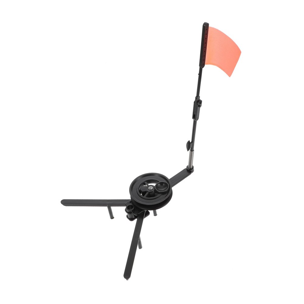 FOYTOKI Lightweight Tip-up Fishing Flag Tool Outdoor Fishing Supply Foldable Design for Easy Storage Indicator for Ice Weather-Resistant Gear