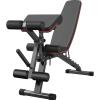 Adjustable Weight Bench,Foldable Heavy Duty Abdominal Trainers,with Rach Leg Extension Leg Curl,Home Gym Fitnss Workout,Max Load 300Kg view 1