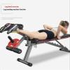 Adjustable Weight Bench,Foldable Heavy Duty Abdominal Trainers,with Rach Leg Extension Leg Curl,Home Gym Fitnss Workout,Max Load 300Kg view 3