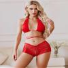 Avidlove Sexy Underwear For Women Lace BoyShorts Panties High Waist Panties Soft Cheeky Panties Rose Red/Red/Champagne/Navy Blue S view 2