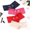 Avidlove Sexy Underwear For Women Lace BoyShorts Panties High Waist Panties Soft Cheeky Panties Rose Red/Red/Champagne/Navy Blue S view 3