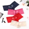 Avidlove Sexy Underwear For Women Lace BoyShorts Panties High Waist Panties Soft Cheeky Panties Rose Red/Red/Champagne/Navy Blue S view 4