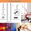 KGBNYSS Professional Spinning Pole Portable Removable Adjustable 45mm, Spinning Static Dancing Tube Kit, Stripper Pole for Exercise Club Party Pub Home(3M-3.1M/9.8ft-10ft) view 2