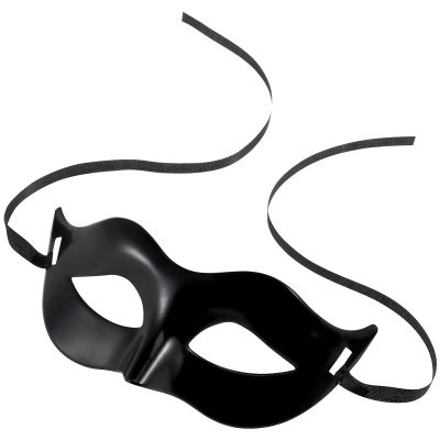 BESTYASH Men Mask Women Masquerade Costume Venetian Masquerade Mask Villain Eye Mask (Black)