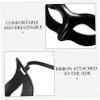 BESTYASH Men Mask Women Masquerade Costume Venetian Masquerade Mask Villain Eye Mask (Black) view 3