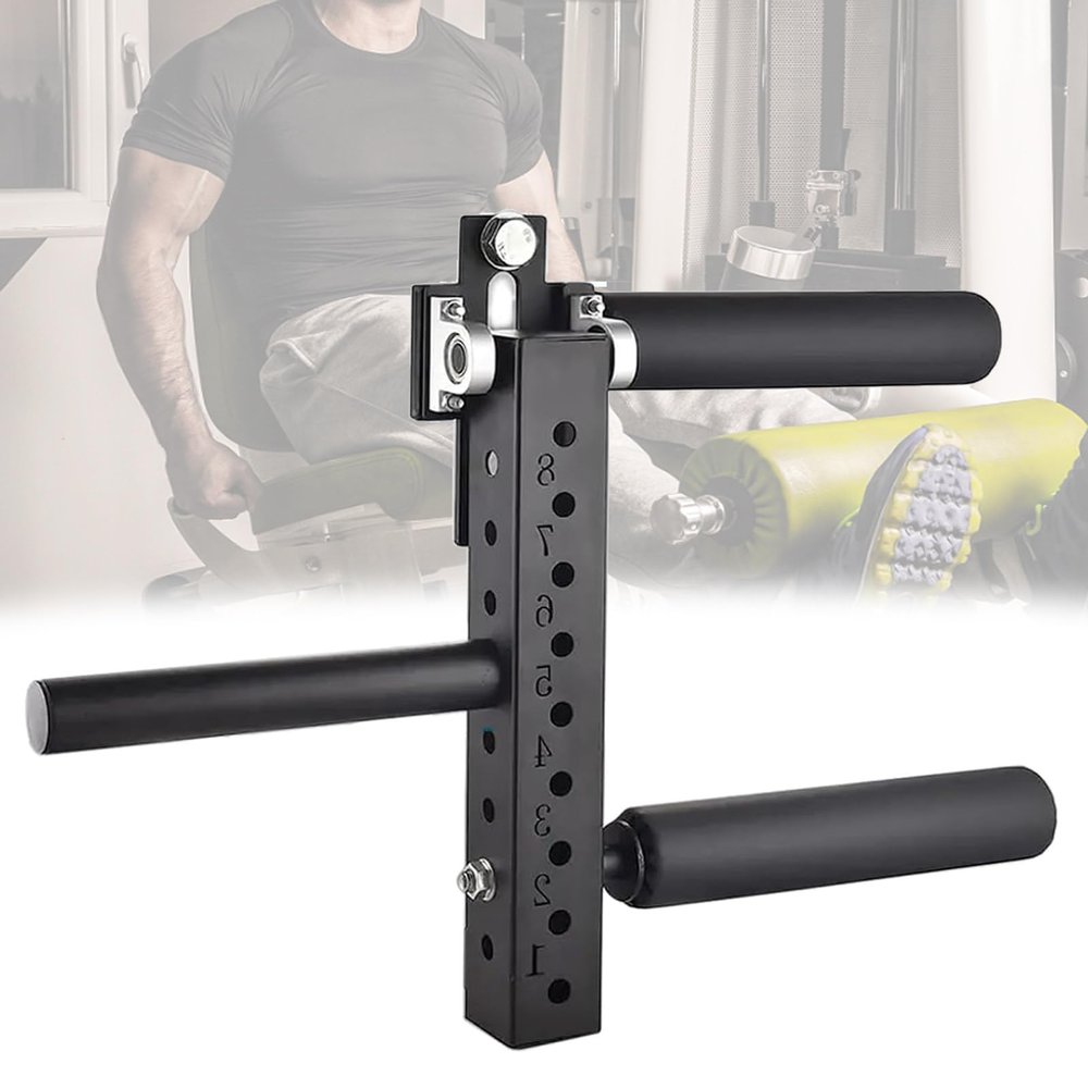Leg Extension and Leg Curl Machine, 1.6/1.8/2.6cm Seated Leg Extension Equipment Leg Muscles Groups Training for Isolated Leg Training Home Gym,1.8cm