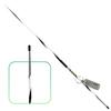 4THROWS Elite 800g Aluminum Javelin for Athletes, Boys & Men  70m High-Performance Track & Field Competition Throwing Javelin for Advanced Throwers, Rubber Tip, White and Black Spiral view 1