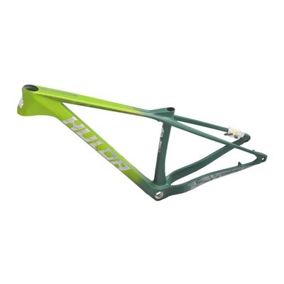 BSFHQS 29er Mountain Bike Boost Frame 12 * 173mm Thru-Axle 15" 17" 19" XC Trail Racing Hardtail Bikes Frame Ultralight Carbon Fibre Disc Brake Frame, Max 2.35'' Tires Internal Routing(Green,29 * 17")
