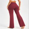 AFITNE Women's Yoga Pants Bootcut Workout Flare Leggings with Pockets High Waisted Bootleg Gym Travel Pants Red - M view 3