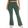 AFITNE Women's Yoga Pants Bootcut Workout Flare Leggings with Pockets High Waisted Bootleg Gym Travel Pants Sage - XS view 1