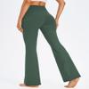 AFITNE Women's Yoga Pants Bootcut Workout Flare Leggings with Pockets High Waisted Bootleg Gym Travel Pants Sage - XS view 4