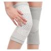 2PCS Self Heating Support Knee Pad Knee Brace Warm Arthritis Joint Pain Relief Injury Recovery Belt Massager Leg Warmer(Gray,L)