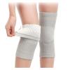 2PCS Self Heating Support Knee Pad Knee Brace Warm Arthritis Joint Pain Relief Injury Recovery Belt Massager Leg Warmer(Gray,L) view 4