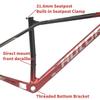 BSFHQS 27.5er 29er Mountain Bike Disc Brake Frame Hardtail Bikes Frame 15" 17" Carbon Fibre Rigid Frame 12 * 167mm Thru-Axle Boost Frame Shifter Brake Internal Routing(Black-Grey,29 * 15") view 3
