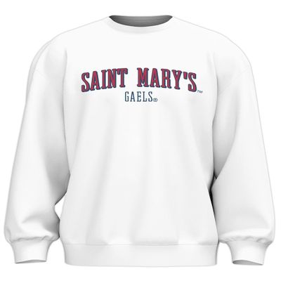 Venley NCAA Officially Licensed Apparel Gaels Saint Mary's Collegiate SMC Logo Unisex Sweatshirt SaintMary03S White X-Large