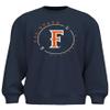 Venley NCAA Officially Licensed Apparel Titans Cal State Fullerton 1957 Collegiate CSUF Logo Unisex Sweatshirt Cal11S Navy XX-Large view 1