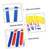 Anneome 1set Football Flag Belt Flags for Youth Rugby Training for Outdoor Games Includes Belts and Cones for Team Sports view 2
