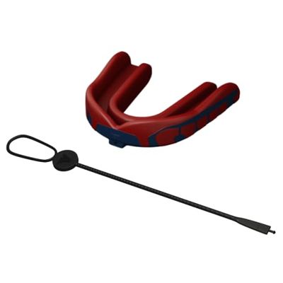 Velocity Champion Adult Mouthguard, 1 Pack, Navy & Red - for Ages 18 and Up - Ideal for Lacrosse, Football, Hockey, Basketball, Soccer, Boxing, Martial Arts, Field Hockey, and More