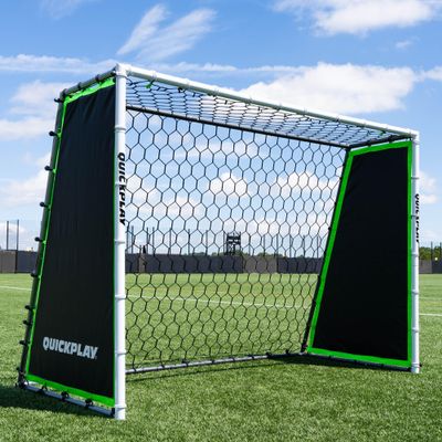 QuickPlay GS Trainer 7x5 3-in-1 Soccer Goal and Rebounder for Solo Training