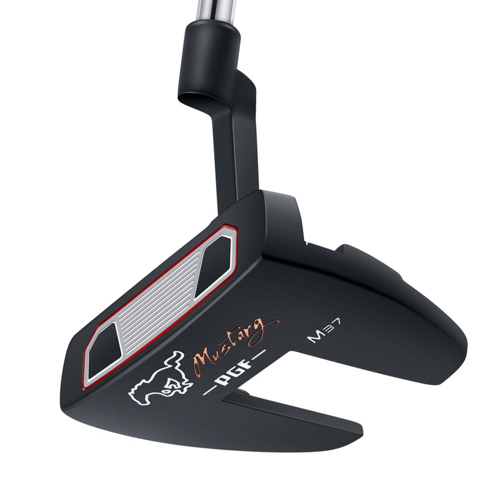 PGF Golf Mustang Mallet M37 Golf Putter [ Black] [Left Handed] [Length:34"] Crafted with Precision