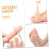 Women Toe Sleeves for High Heels, Sebs Beige Long Cuttable L Size view 3