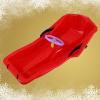 Happy Children's Sledding, Winter Sledges, Children's Sledges, Thickened Double Sledges, Sledges with Backrests, Plastic Sledges view 1