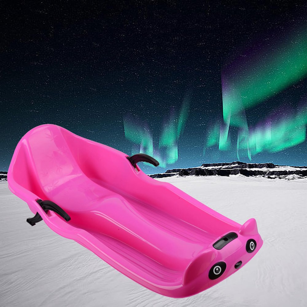 Snow Sledge Kids Double,Snow Sledge with Backrest,Plastic Snow Sled,Plastic Sleds for Sand,Snow Sledge Board