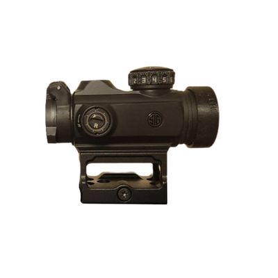 Killflash Hex Anti-Reflection Device Compatible with Sig Romeo-MSR Red Dot (Black - Open Center)