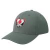 Japan Flag Heart Baseball Cap Classic Golf Dad Hats Adjustable Trucker Caps Sun Visor Hats Dark Gray-Color view 1