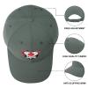 Japan Flag Heart Baseball Cap Classic Golf Dad Hats Adjustable Trucker Caps Sun Visor Hats Dark Gray-Color view 4