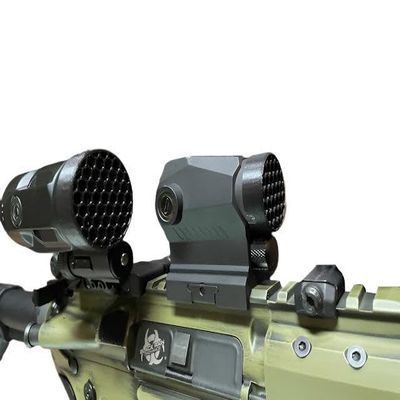 Killflash Hex Anti-Reflection Device Compatible with Sig Juliet 3 Micro (Forest Green - Open Center)