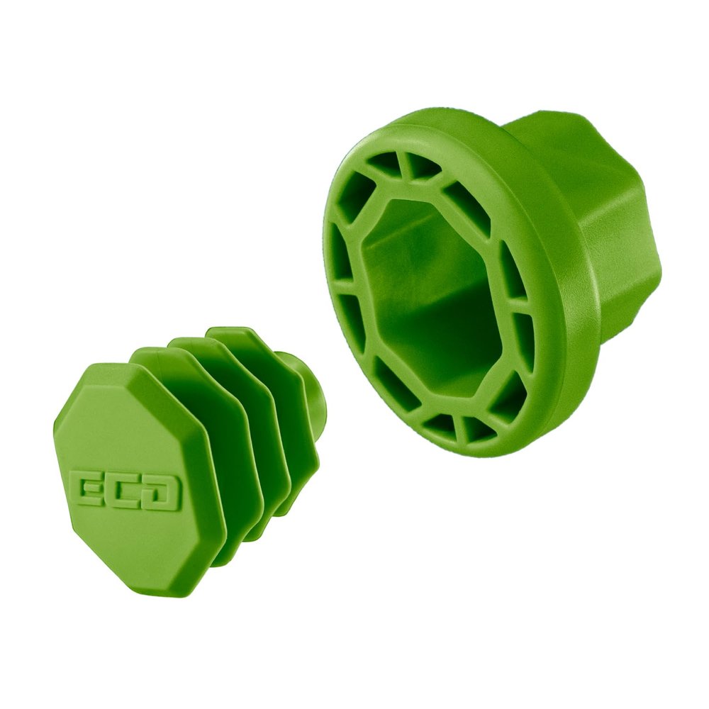 ECD Lacrosse Sliding End Cap (Neon Green)