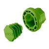 ECD Lacrosse Sliding End Cap (Neon Green) view 1