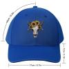 Cow Skull Baseball Cap Classic Golf Dad Hats Adjustable Trucker Caps Sun Visor Hats Navy-Color view 2