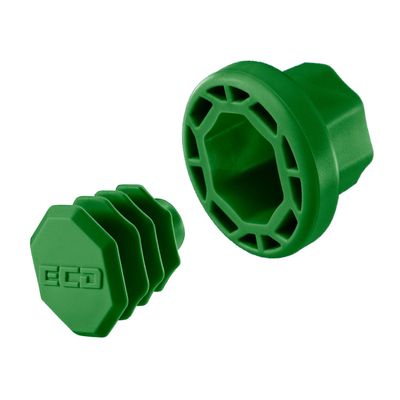 ECD Lacrosse Sliding End Cap (Kelly Green)