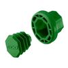 ECD Lacrosse Sliding End Cap (Kelly Green) view 1