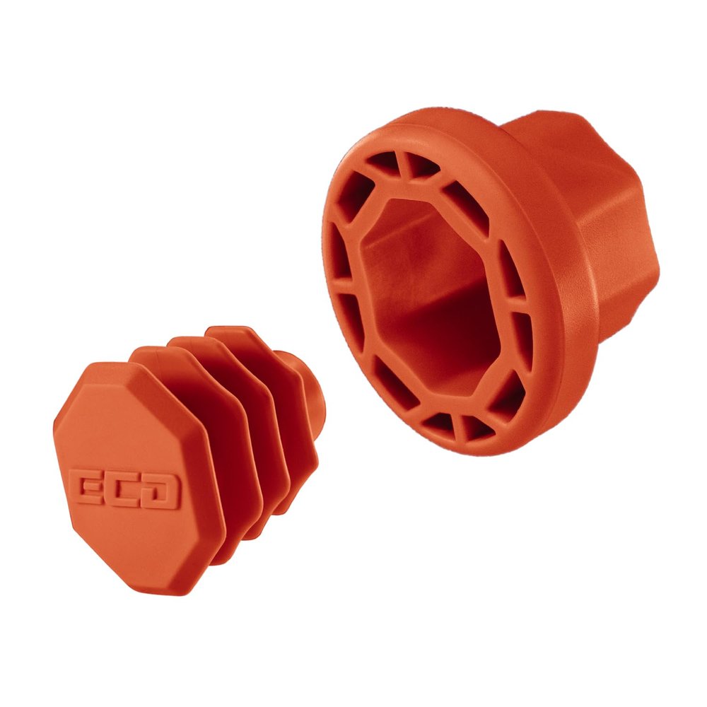ECD Lacrosse Sliding End Cap (Orange)